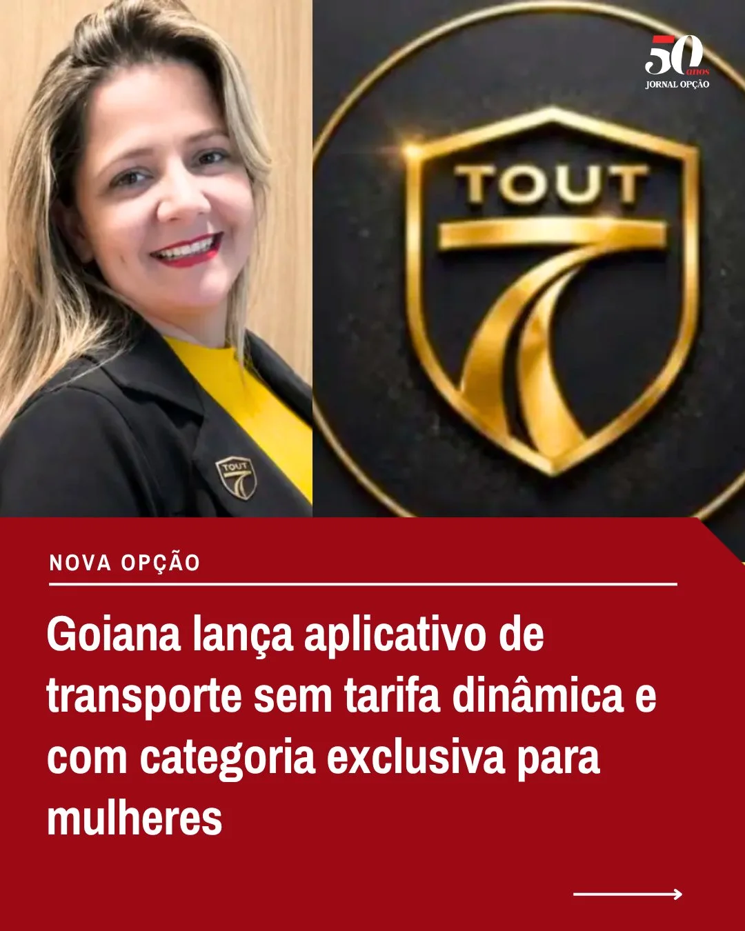 Goiana lança aplicativo de transporte sem tarifa dinâmica e com categoria exclusiva para mulheres